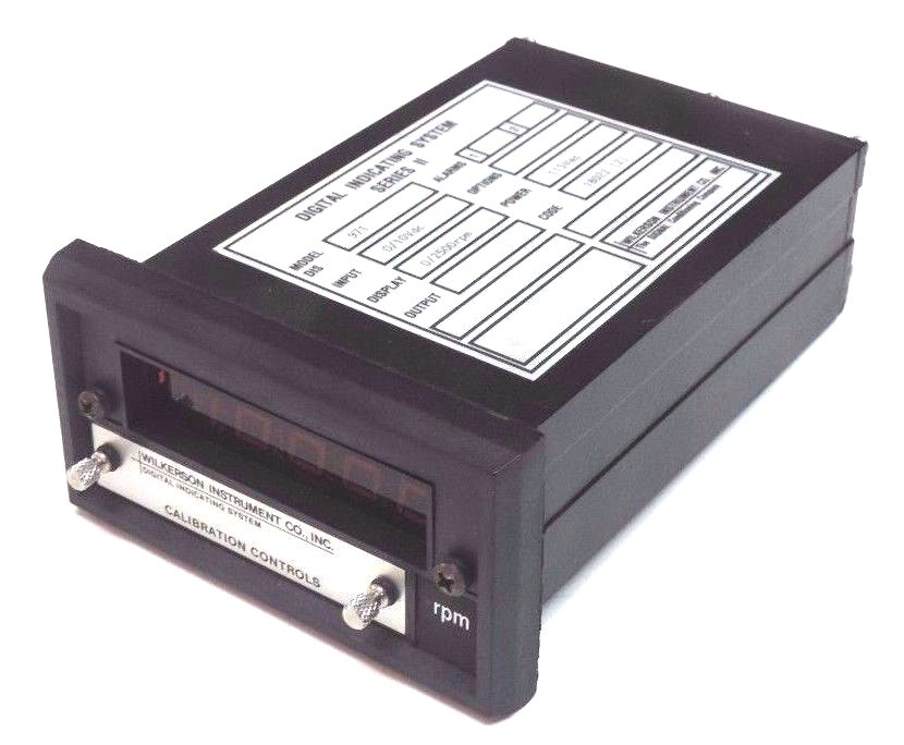 Used WILKERSON MODEL 971 DIGITAL INDICATING SYSTEM SERIES II 115VAC 0/2500RMP