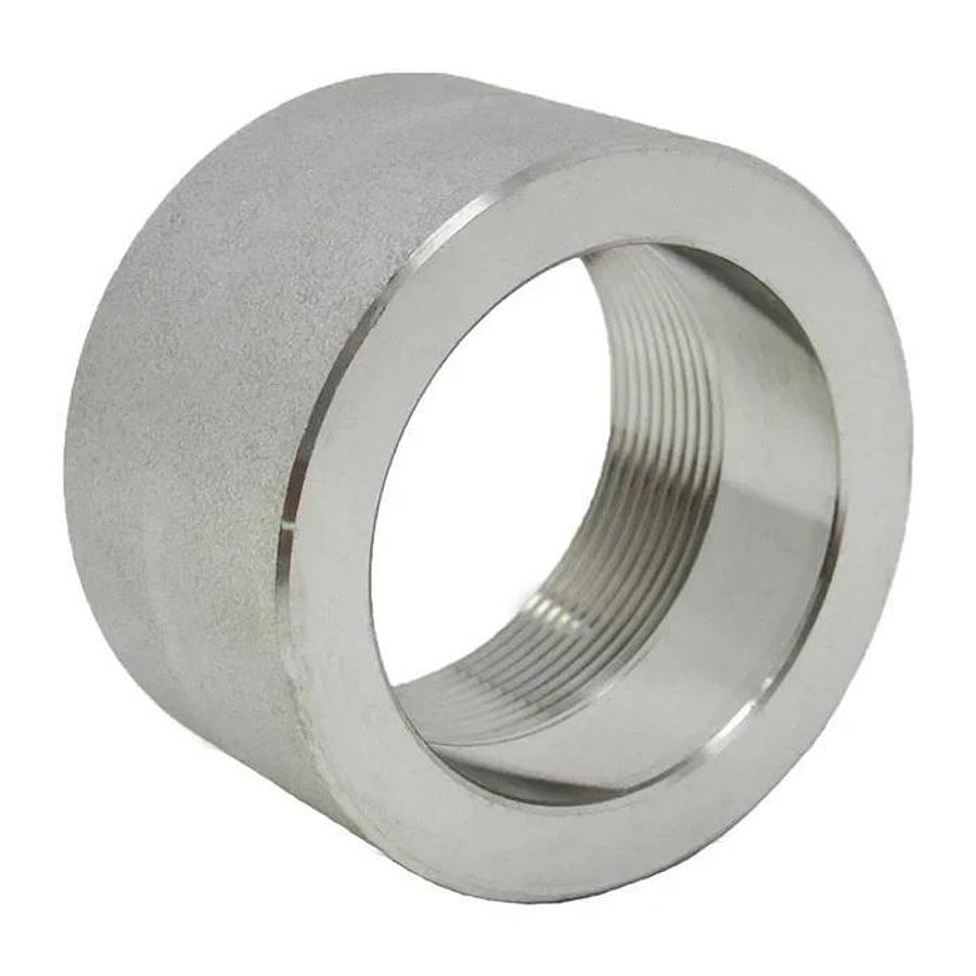 LOT OF 15 Murdock Industries 1/2" FNPT Half Couplings | 316 Stainless CL3000