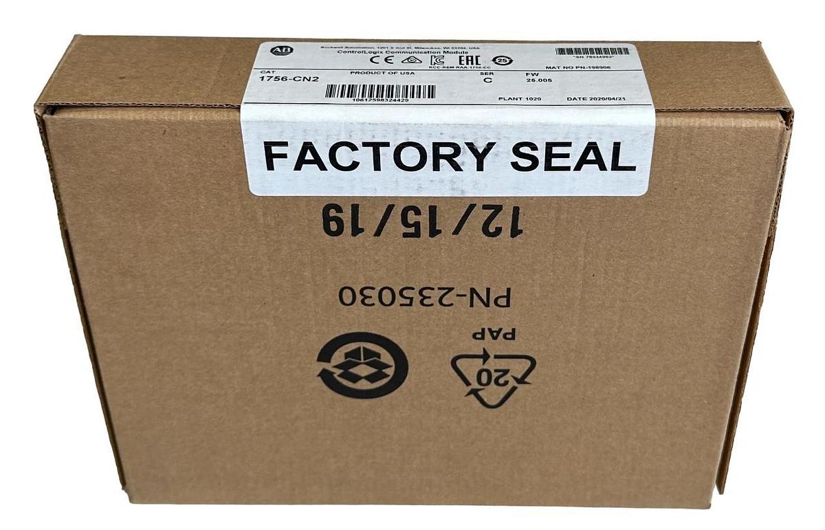 Used NEW SEALED ALLEN BRADLEY 1756-CN2 /C ControlLogix ControlNet COMM MODULE 1756CN2