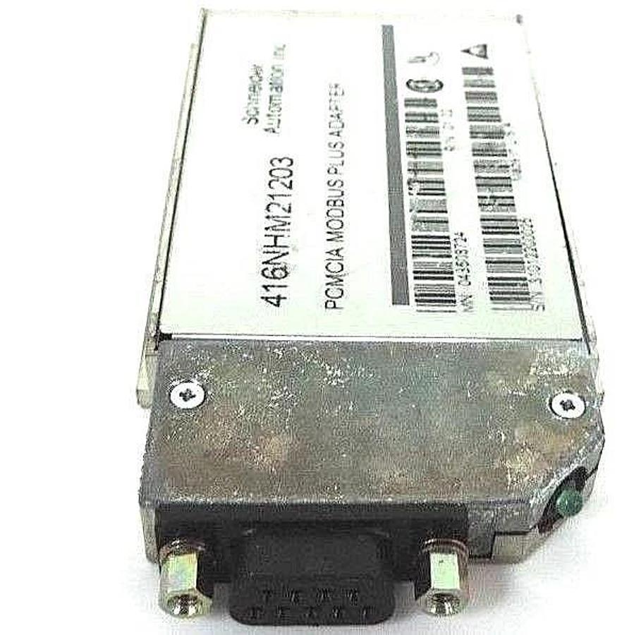 Used SCHNEIDER MODICON 416NHM21203 PCMCIA MODBUS PLUS ADAPTER, M/N: 043508724