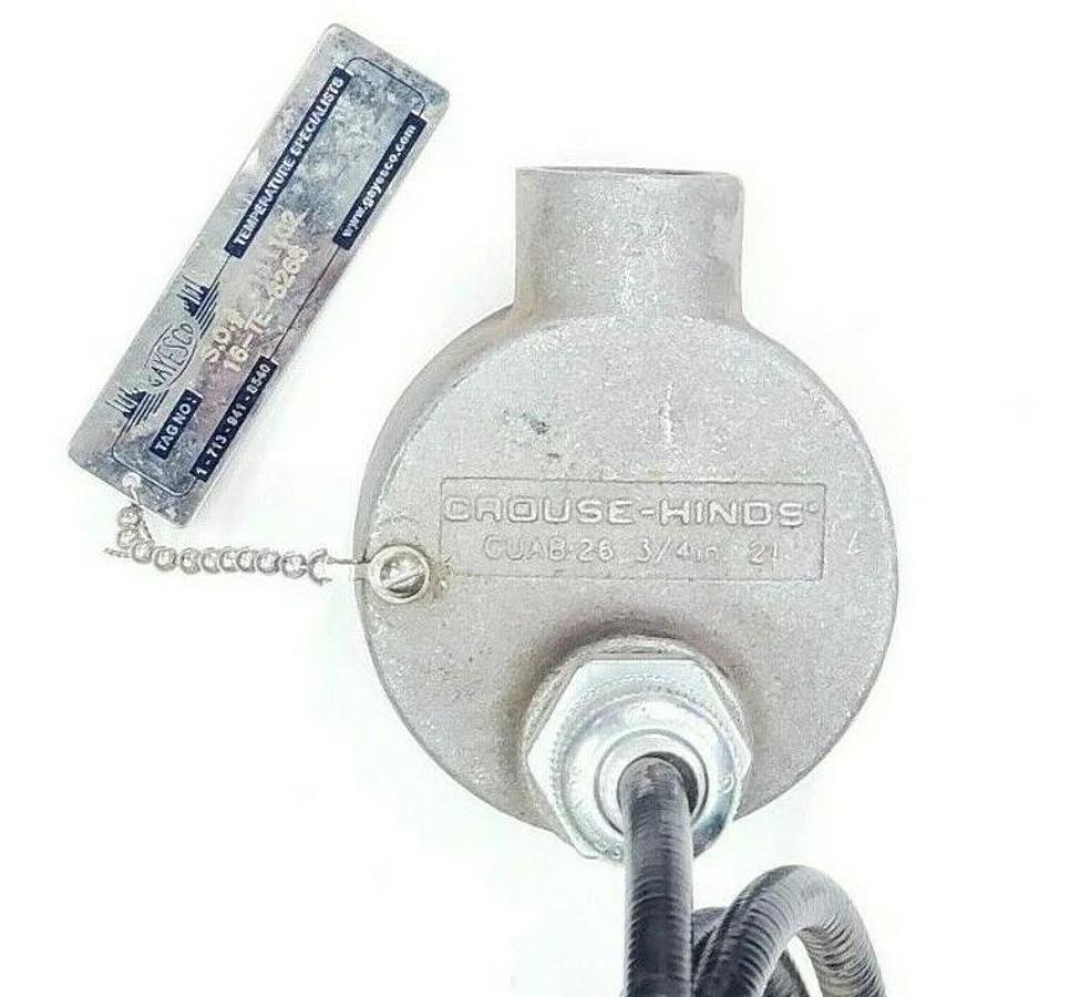 Used CROUSE-HINDS GAYESCO 16-TE-8268 5FT TEMPERATURE PROBE GUAB 26 3/4IN. 21 16TE8268