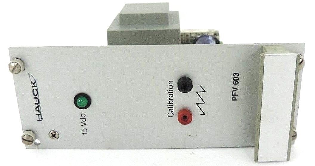 Used HAUCK PFV-603 MODULE CARD PFV603