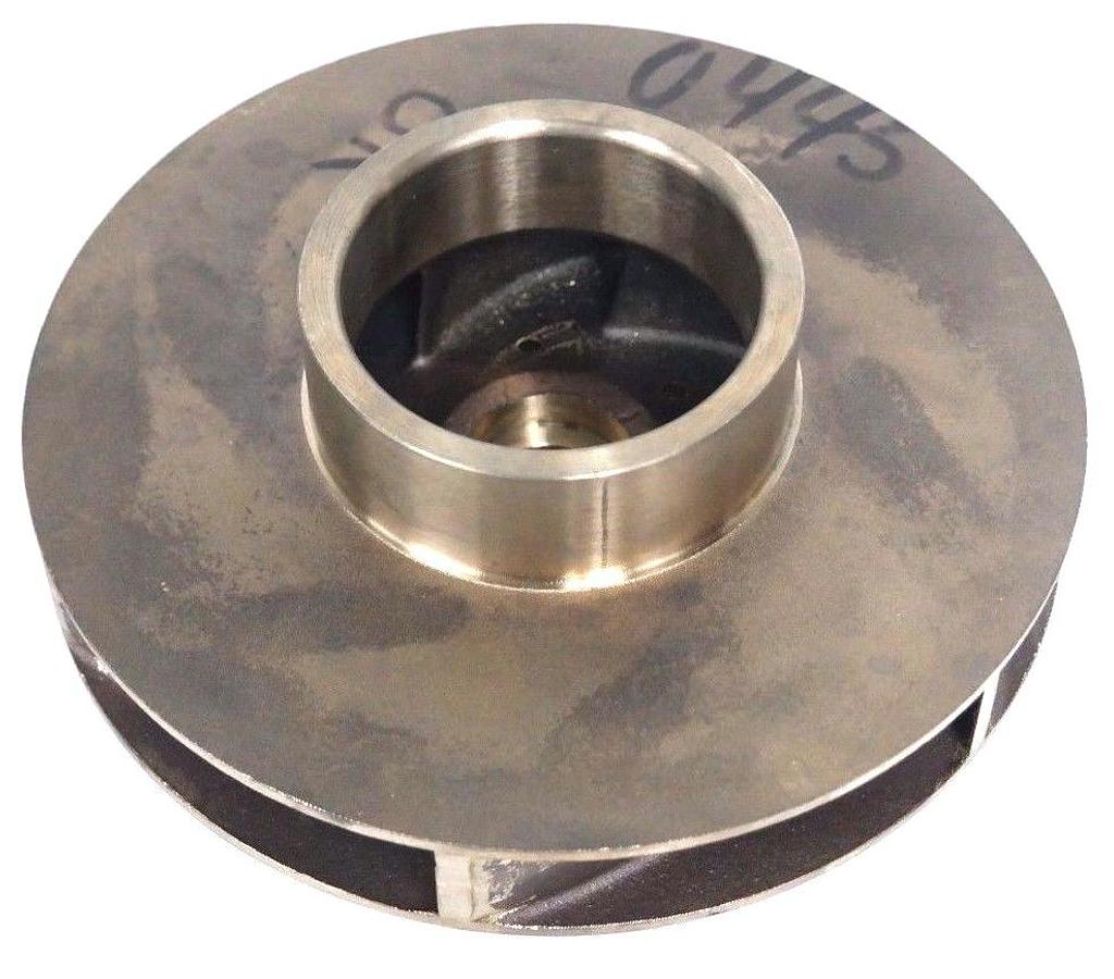 Used NEW GOULDS PUMP 3-7-245 VANE IMPELLER 9P1 47716-0445-7.937" BRASS