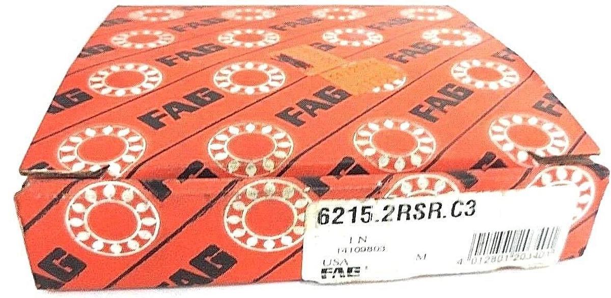 Used NIB FAG 6215.2RSR.C3 DEEP GROOVE BALL BEARINGS 62152RSRC3
