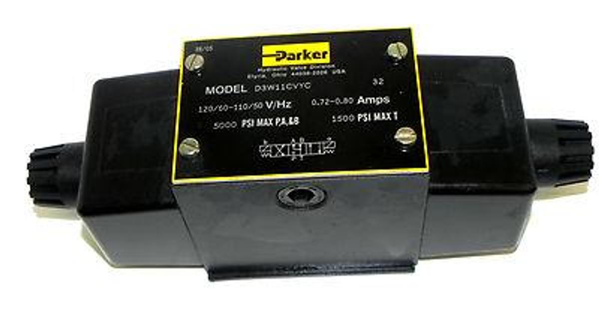 Used NEW PARKER D3W11CVYC SOLENOID VALVE 0.72-0.80 AMPS