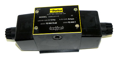 Used NEW PARKER D3W11CVYC SOLENOID VALVE 0.72-0.80 AMPS