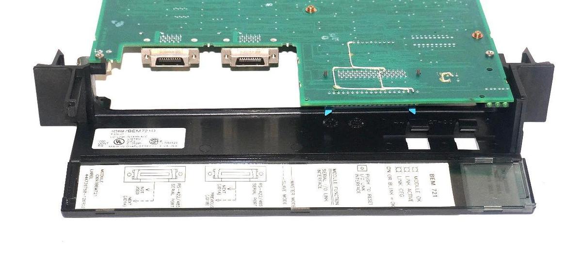 Used GE FANUC IC697BEM721D I/O LINK INTERFACE MODULE W/ A20B-2000-0370/07A BOARD