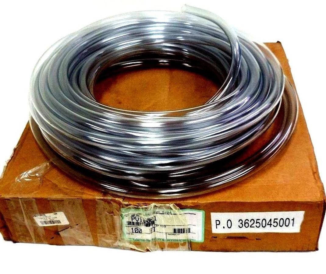NIB PARKER PV100-1-P CLEAR VINYL TUBING 100FT, PV1001P