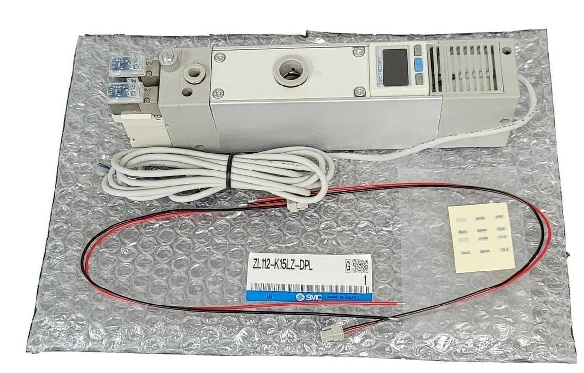 Used NEW SMC ZL112-K15LZ-DPL VACUUM EJECTOR DIGITAL PRESSURE SWITCH