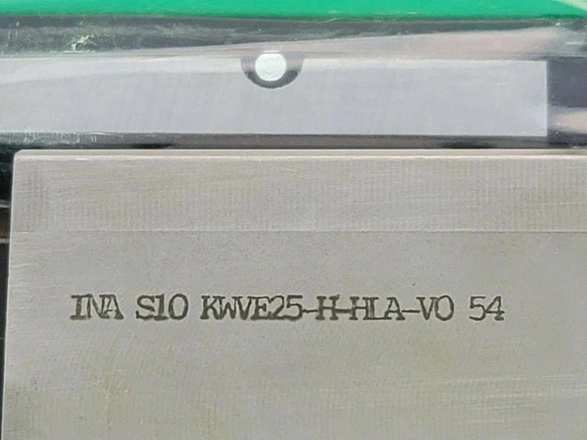 Used BOX OF 2 NIB INA KWVE25-H-LZV+PP2 LINEAR CARRIAGE BEARINGS 005-286-530