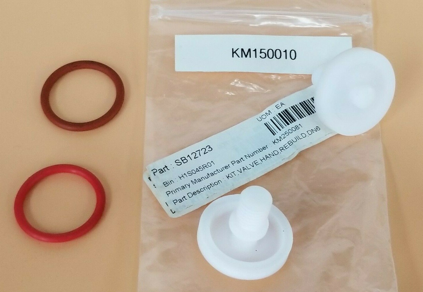 Used LOT OF 2 NEW FEDEGARI KM250081 VALVE HAND REBUILD KITS DN6 SB12723