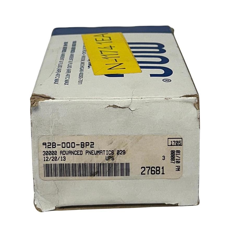 MAC 92B-000-BP2=1705 / 92B-000-BP2 SOLENOID VALVE MANIFOLD BASE 1/4'' NSMP