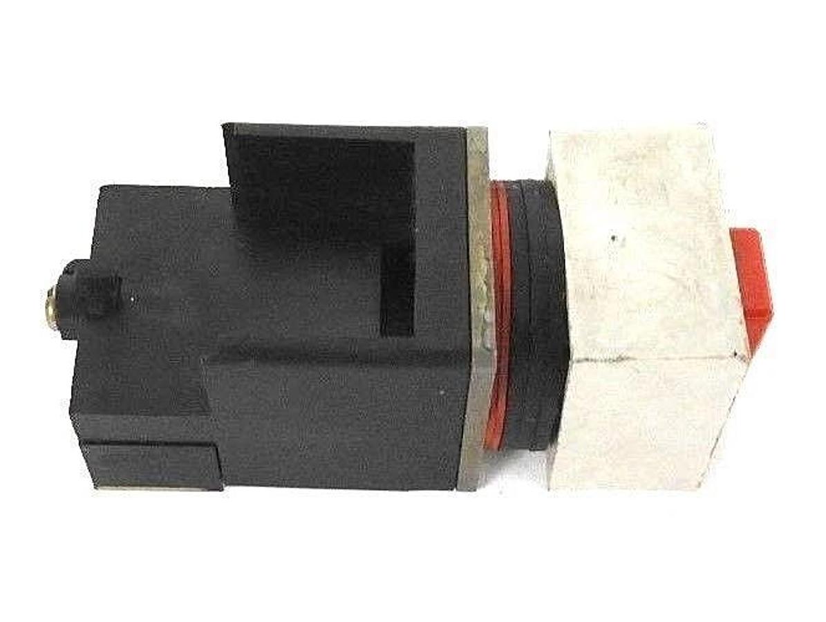 Used ALLEN BRADLEY 800MS-X0 EMERG STOP PUSHBUTTON SER.A W/ 800M-XA CONTACT