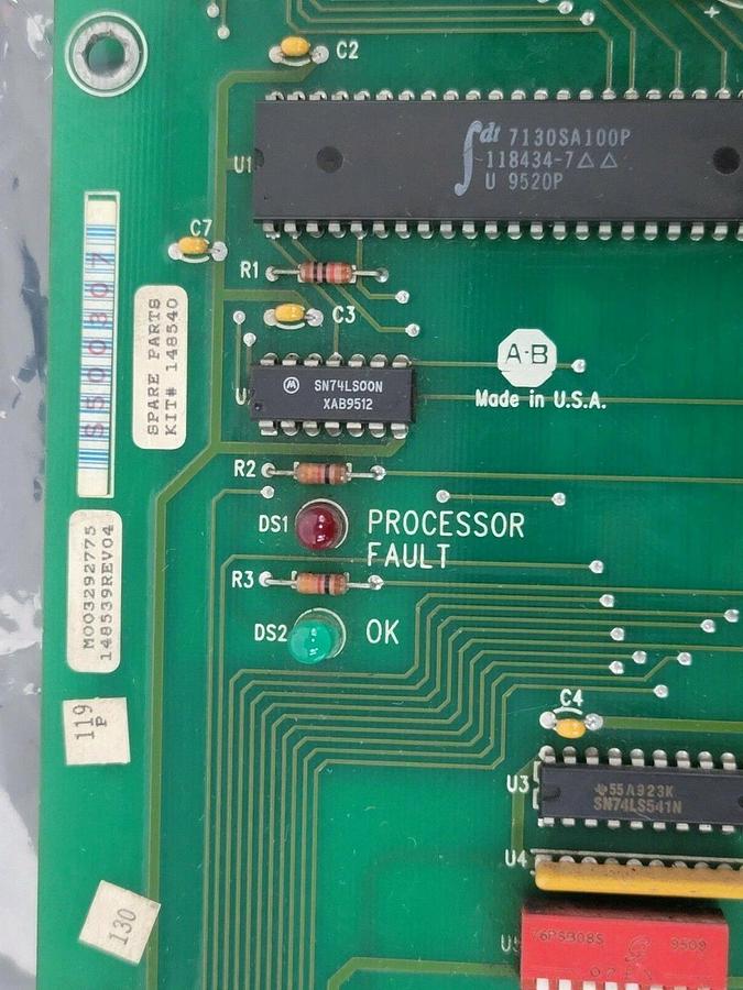 Used ALLEN BRADLEY 1395-148540 PCB KIT, NODE ADAPTER KIT# 148540, SP-148540 SP-148539