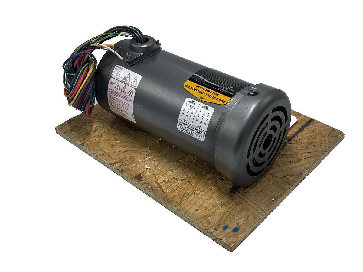 Used Baldor-Reliance 20580308 Industrial Motor 1/2 HP 1120 RPM 3 Phase 48CZ TEFC
