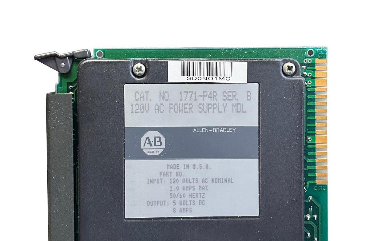 Used NEW ALLEN BRADLEY 1771-P4R /B PLC-5 REDUNDANT POWER SUPPLY 120VAC 1771P4R NSMP