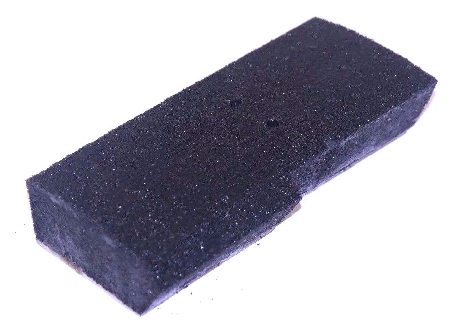 Used KRONES G029009880 SPONGE BLACK FRONT PUSH OUT CPL L=123 W= 60.9