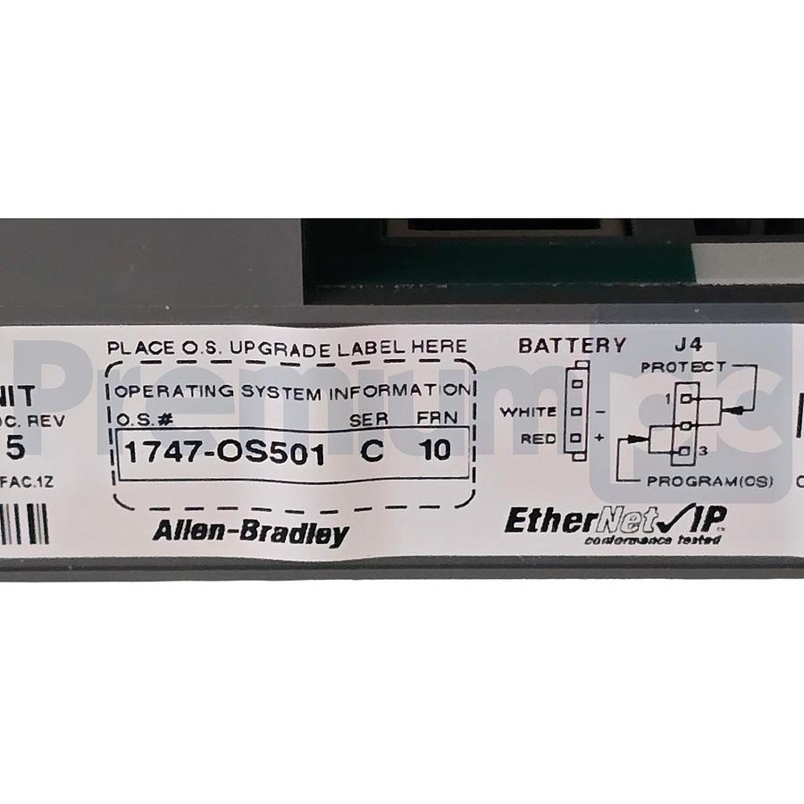 Used Allen-Bradley 1747-L553 /C SLC 5/05 CPU Processor Unit 64K EtherNet/IP FRN. 10