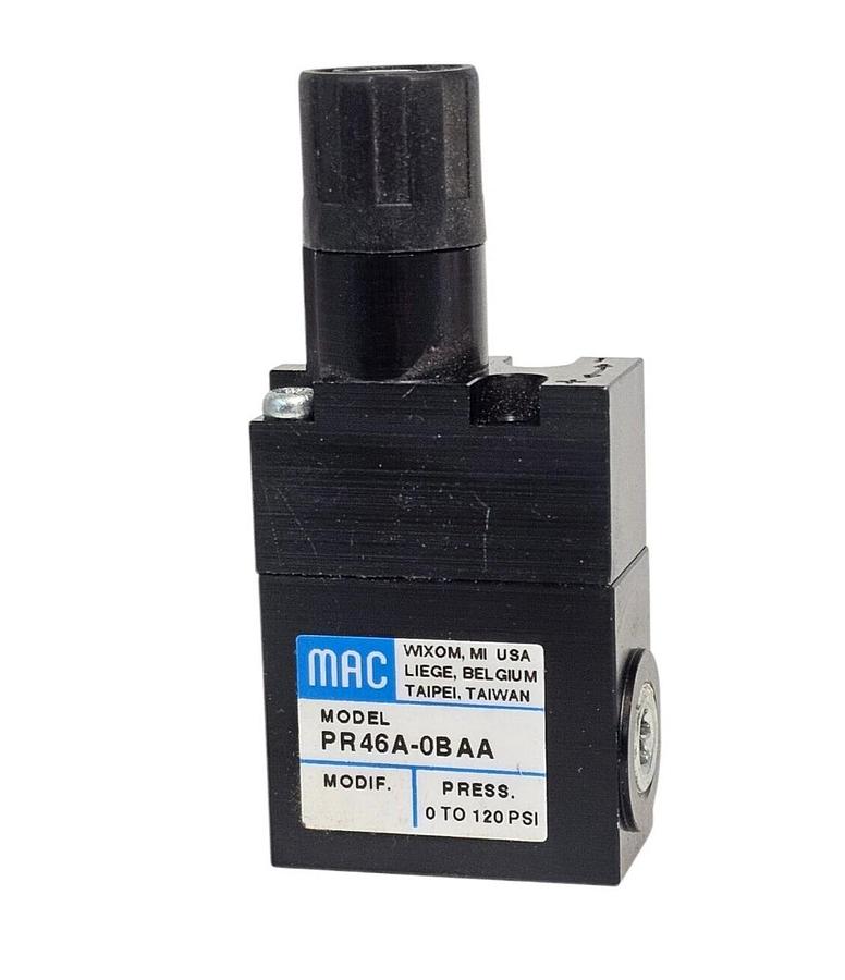 NEW MAC PR46A-0BAA PRESSURE REGULATOR PR46A0BAA (0-120PSI)
