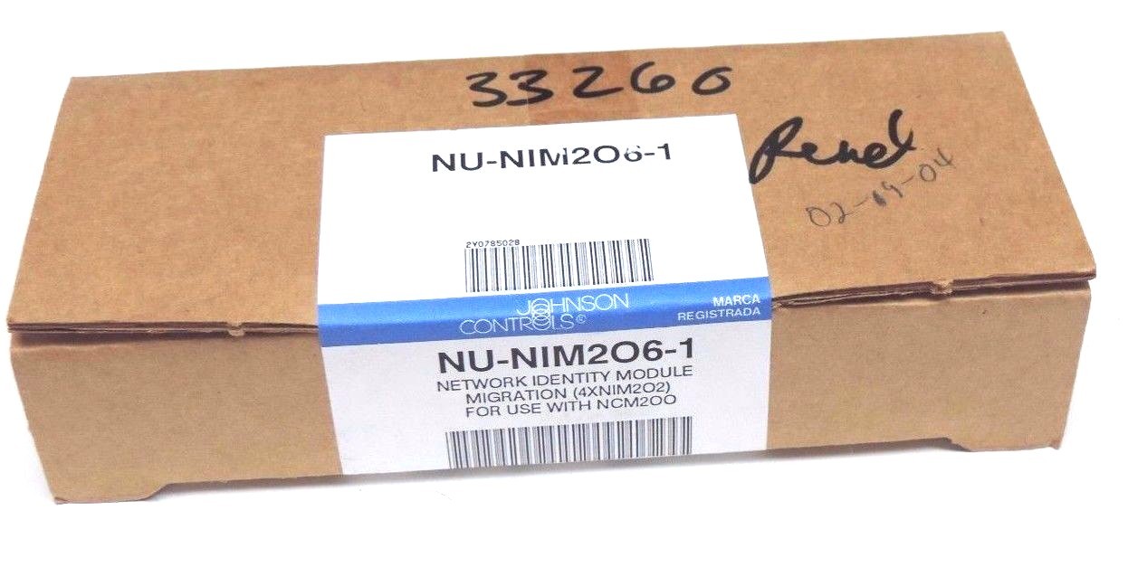 F/S JOHNSON CONTROLS NU-NIM206-1 NETWORK IDENTITY MODULE MIGRATION (4XNIM202)