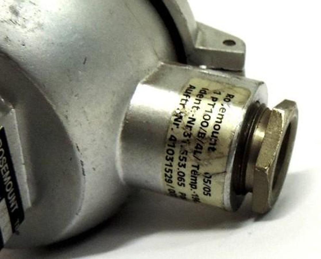 Used ROSEMOUNT TEMPERATURE ASSEMBLY W-EYI (RZ-Exi) 1PT100/41031529