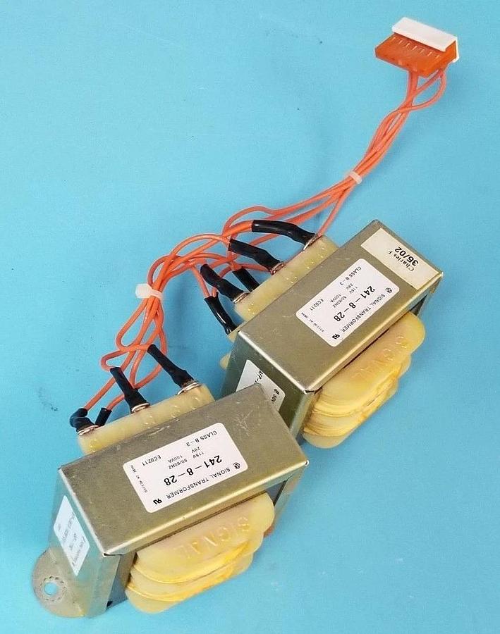 Used LOT OF 2 SIGNAL TRANSFORMER 241-8-28 TRANSFORMERS 115VAC 50/60HZ 100VA ASY-1162