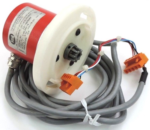 Used IED ENCODER C2R-240/16, SUPPLY: 5-30 VDC W/ MOUNTING FLANGE *FOR PARTS*