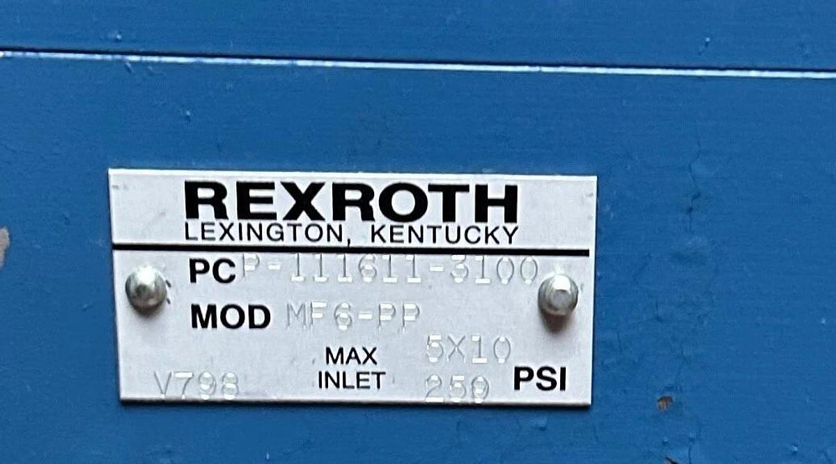 REXROTH PCP-111611-3100 / MF6-PP POWER MASTER CYLINDER 5X10 250PSI NSNP