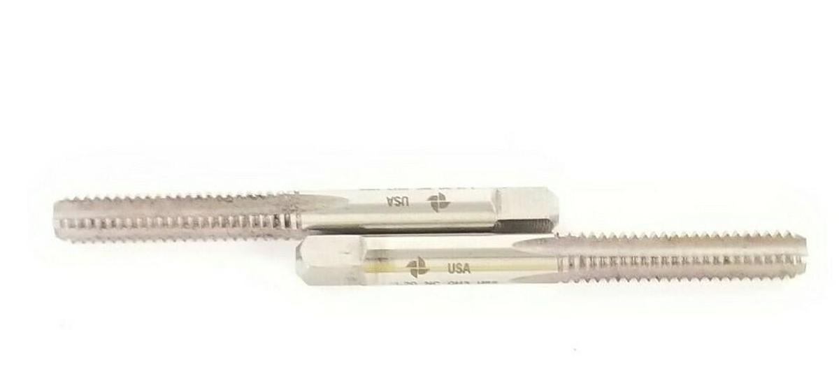 Used LOT OF 2 NEW USA TAP 1/4-20-NC-GH3-HSS PLUG HAND TAPS