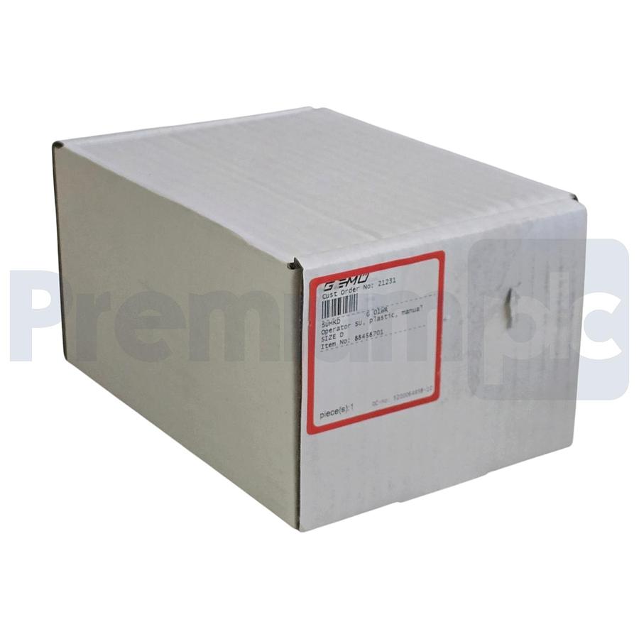 Used GEMU SUMONDO 88458701 SUHKD G 01WR Manual Plastic Single-Use Valve Size D NEW