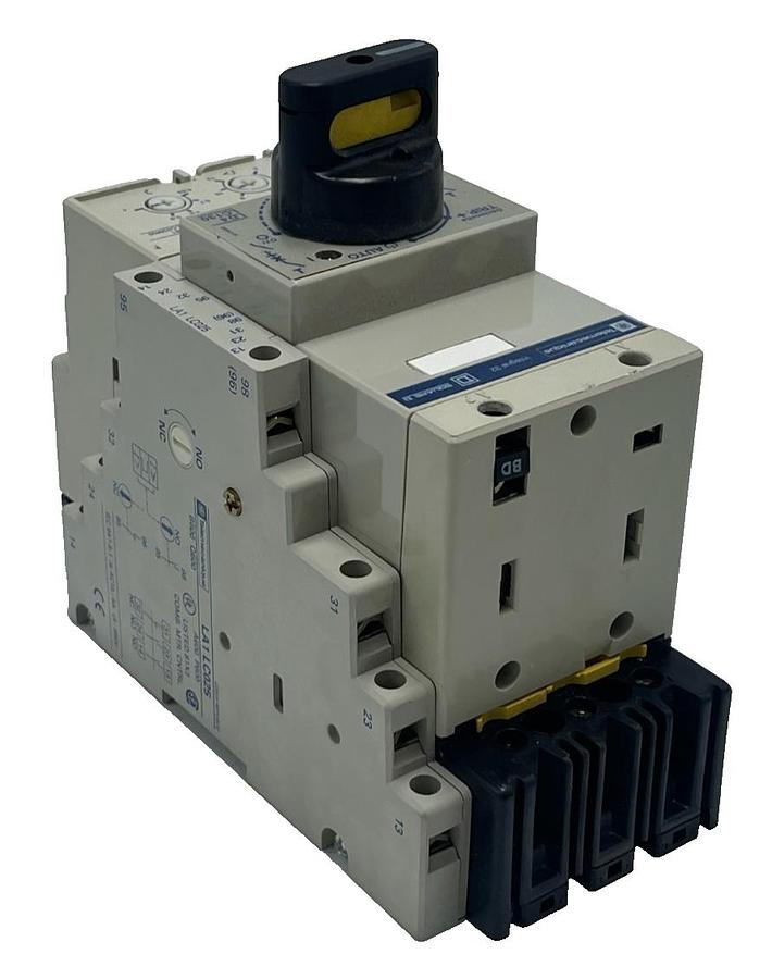Used Telemecanique LD4-LC130BD Starter | LB1-LC03M22 Overload | LA1-LC025 Aux | 24VDC