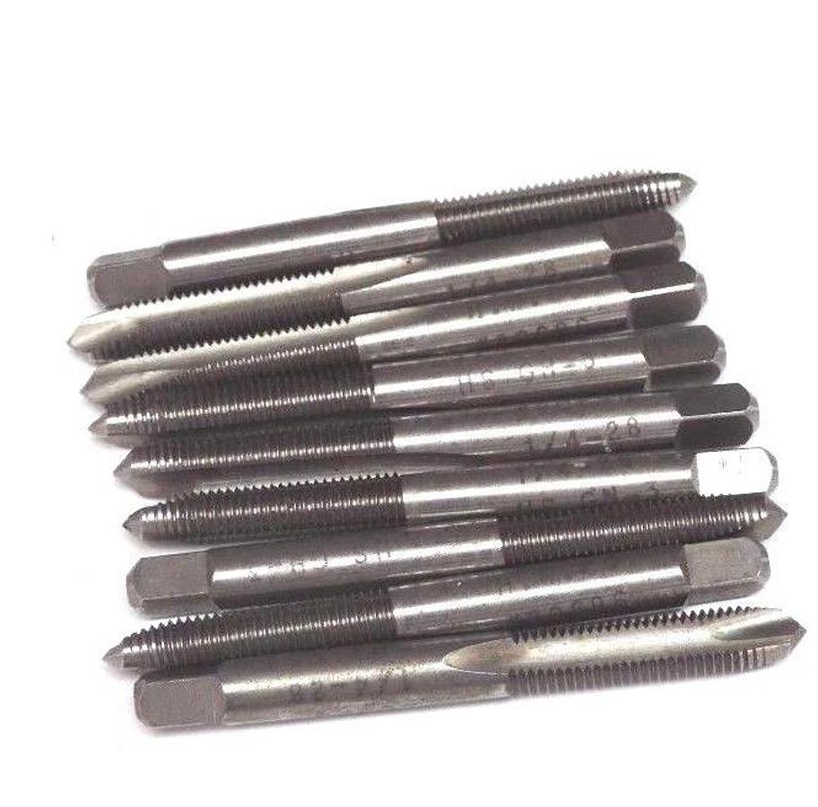 LOT OF 9 NEW H.W. CO. #20696 THREAD TAPS 1/4-28, HS GH-3