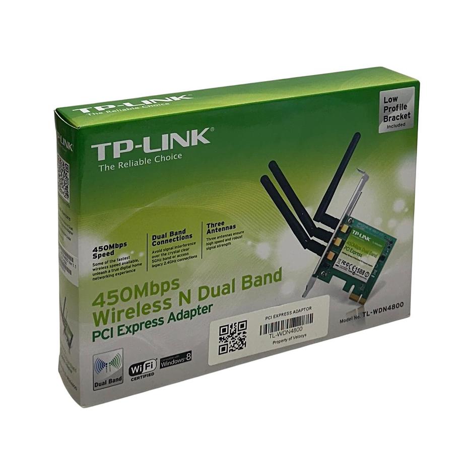 Used TP-LINK TL-WDN4800 / TLWDN4800 450Mbps WIRELESS PCI ADAPTER 0152502074 NSMP