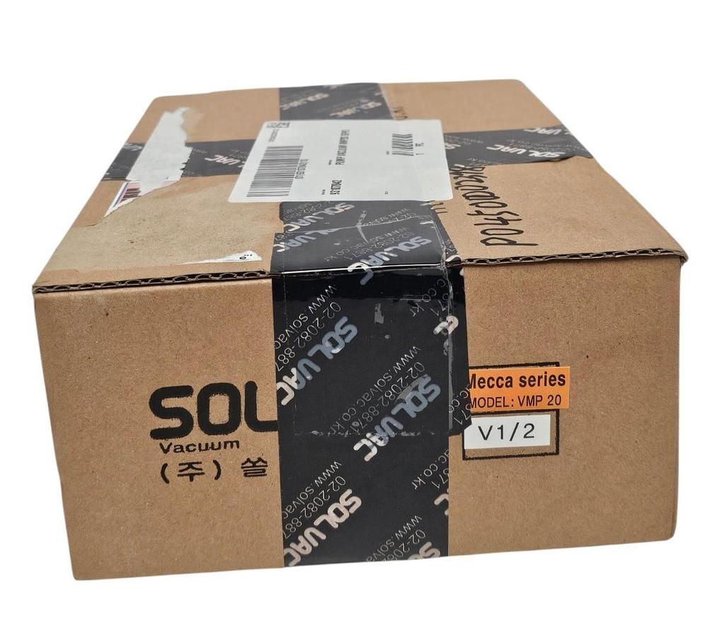 Used NIB SOLVAC PUMP VACUUM VMP20 SRPO MECCA SERIES ARTICLE NO. 93107842 NSFP