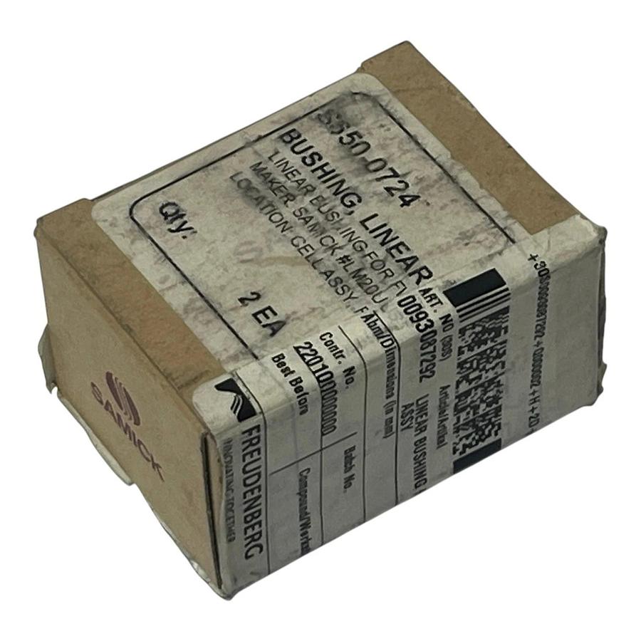 2PCS - Samick LM20UU Linear Bushings Freudenberg 0093087292 New In Box