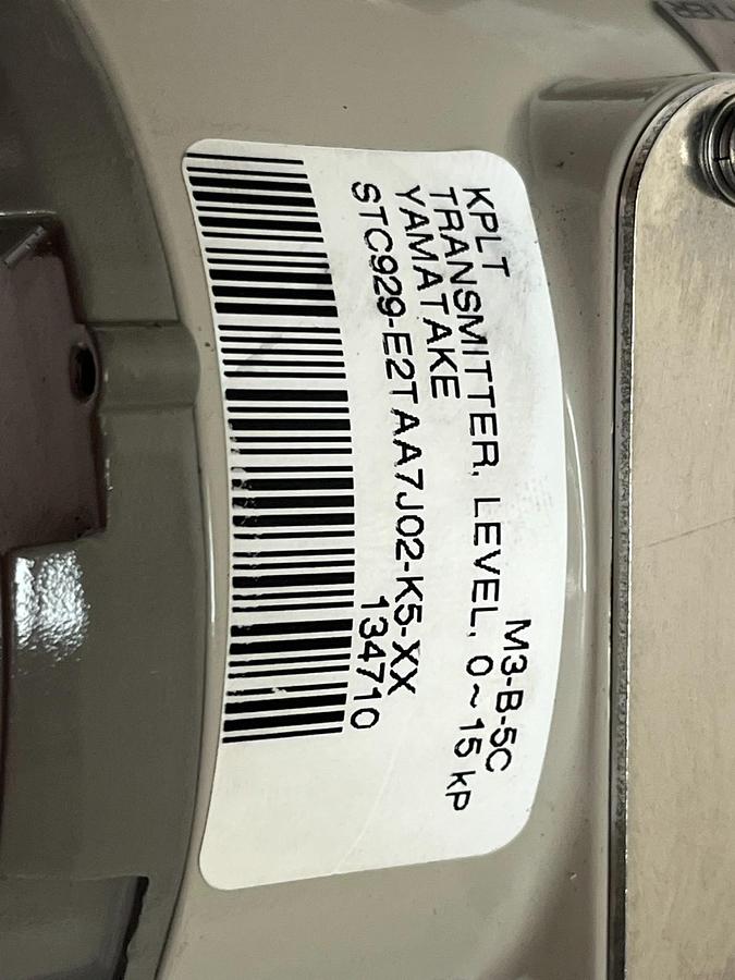 Used Yamatake Honeywell STC929-E2TAA7J02-K5-XX ST 3000 Level Transmitter 0-15 kPa