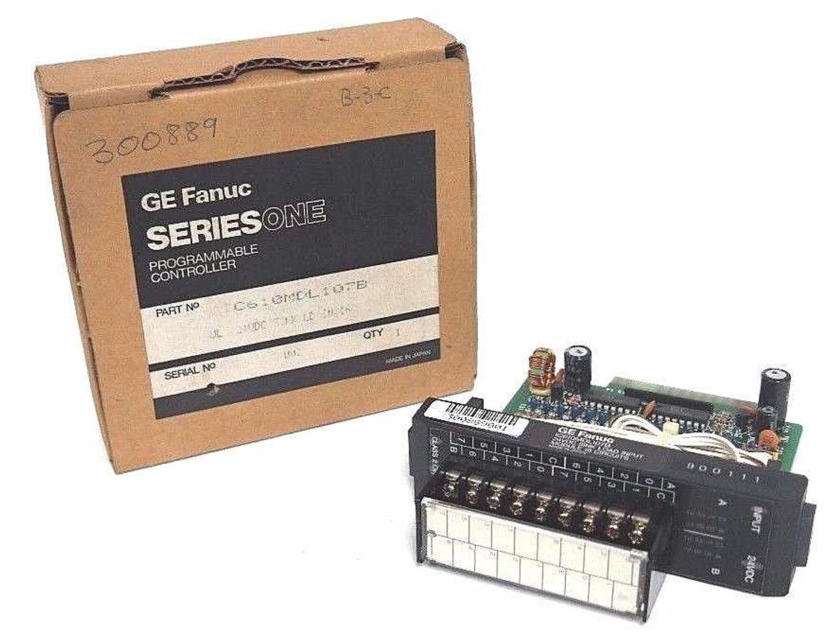 Used NIB GE FANUC IC610MDL107B SERIES ONE PROGRAMMABLE MODULE 24VDC SINK LD IN/16