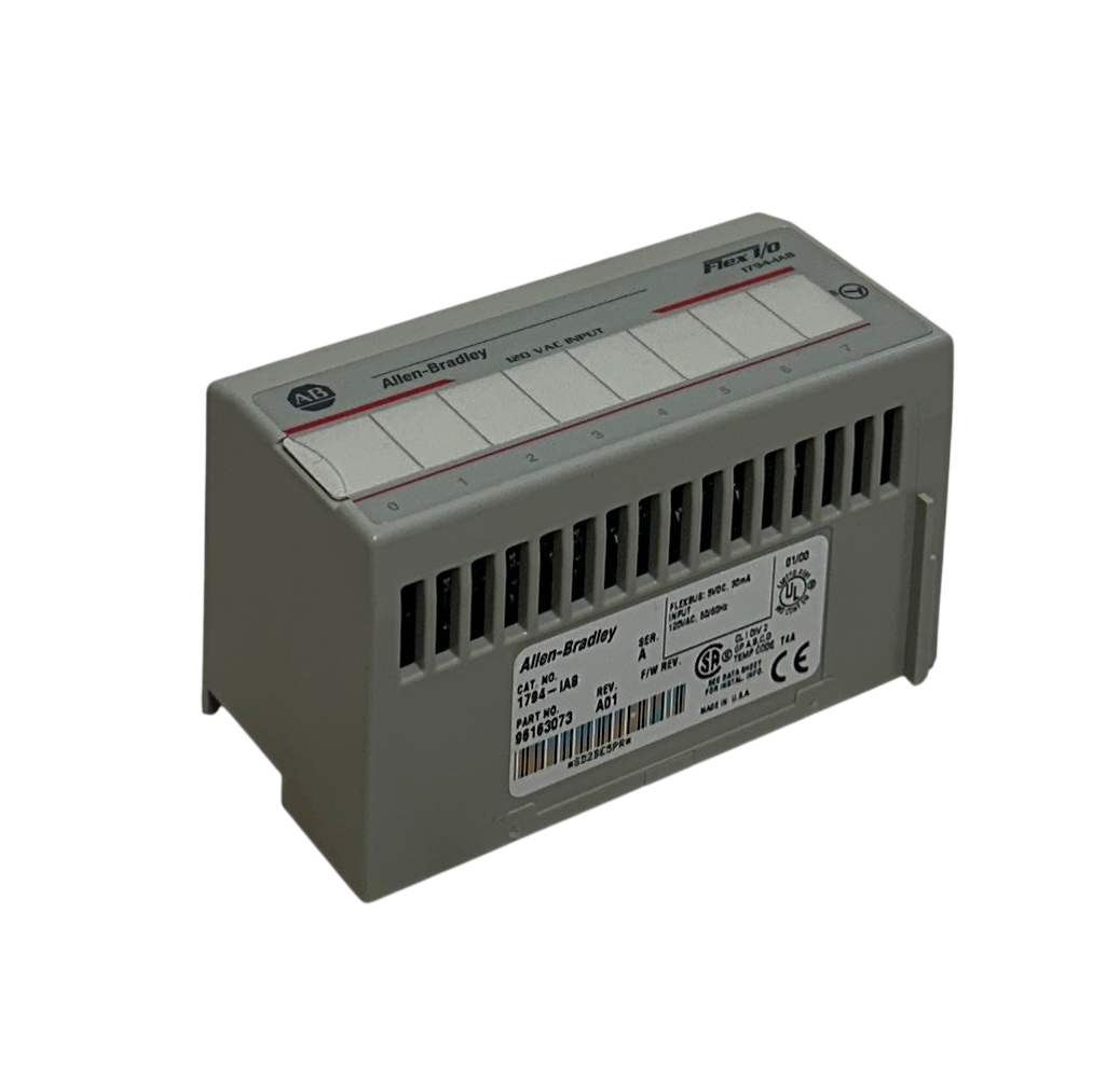 Used ALLEN BRADLEY 1794-IA8 /A Flex I/O Discrete Input MODULE 120VAC 8-Point DIN USNP