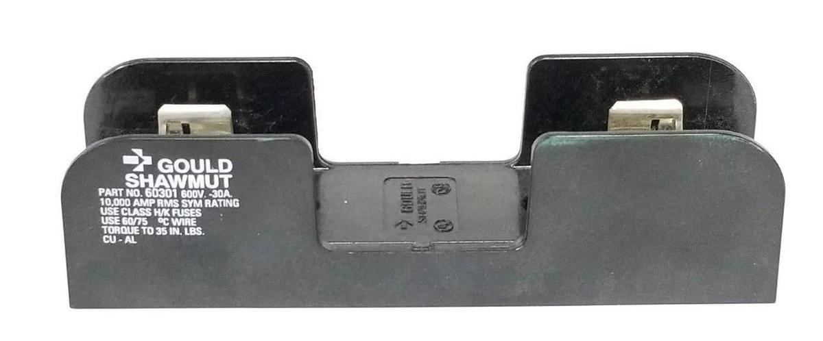 Used GOULD SHAWMUT 60301 FUSE HOLDER 600V, 30A, 1P