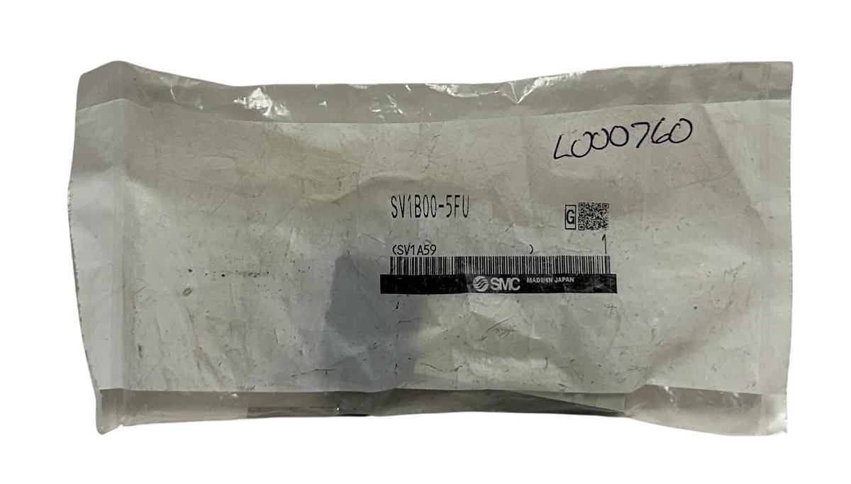 Used SMC SV1B00-5FU / SV1B005FU SOLENOID VALVE 5-PORT SV1000 SERIES 0.15-0.7MPa NSNP
