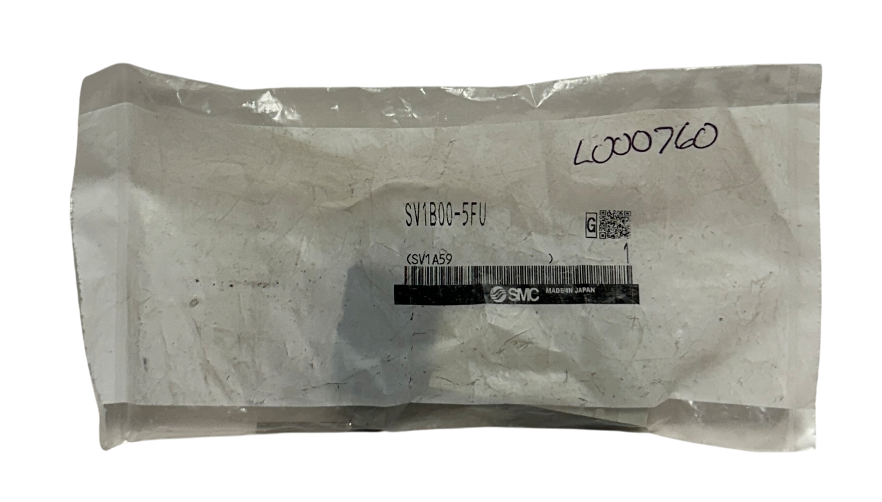 Used SMC SV1B00-5FU / SV1B005FU SOLENOID VALVE 5-PORT SV1000 SERIES 0.15-0.7MPa NSNP