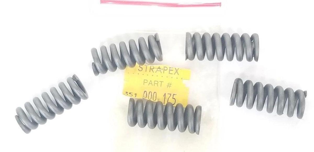 Used LOT OF 5 NEW STRAPEX 351 000 175 SPRINGS STRAPEX 351000175