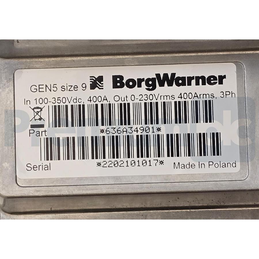 BorgWarner 636A34901 F/W V1.3 Sevcon Gen5 Size 9 Motor Controller | 350VDC 400A