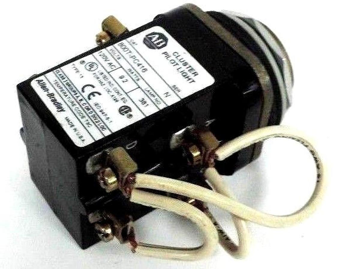 Used ALLEN BRADLEY 800T-PC416 CLUSTER PILOT LIGHT 800TPC416 SER. N LAMP NO. 381
