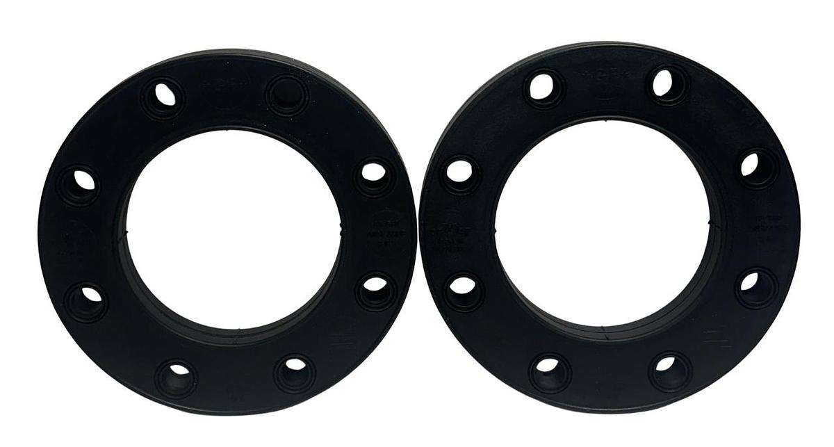 Used 2 +GF+ 727701414 FLANGES PP-V 4'' DN100 PN16 BS1560 ANSI/ASME SOCKET FUSION NSNP