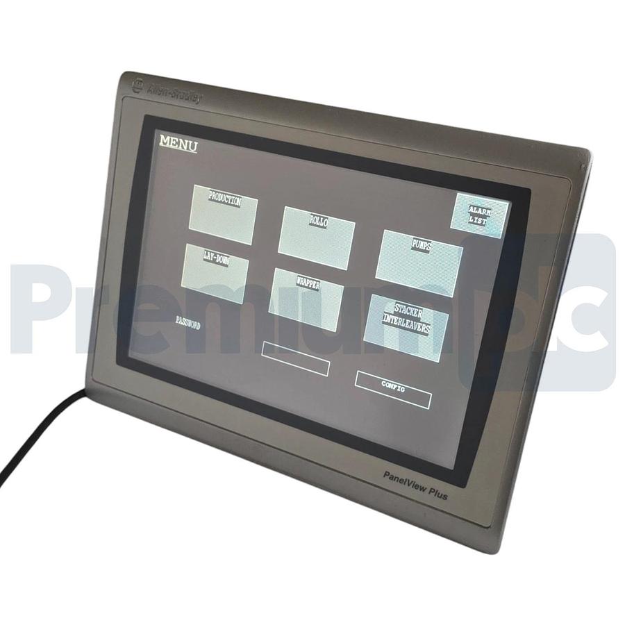 Used ALLEN BRADLEY 2711P-T12W22D9P /A PanelView PLUS 7 GRAPHIC TERMINAL 12" XLNT 885630844695