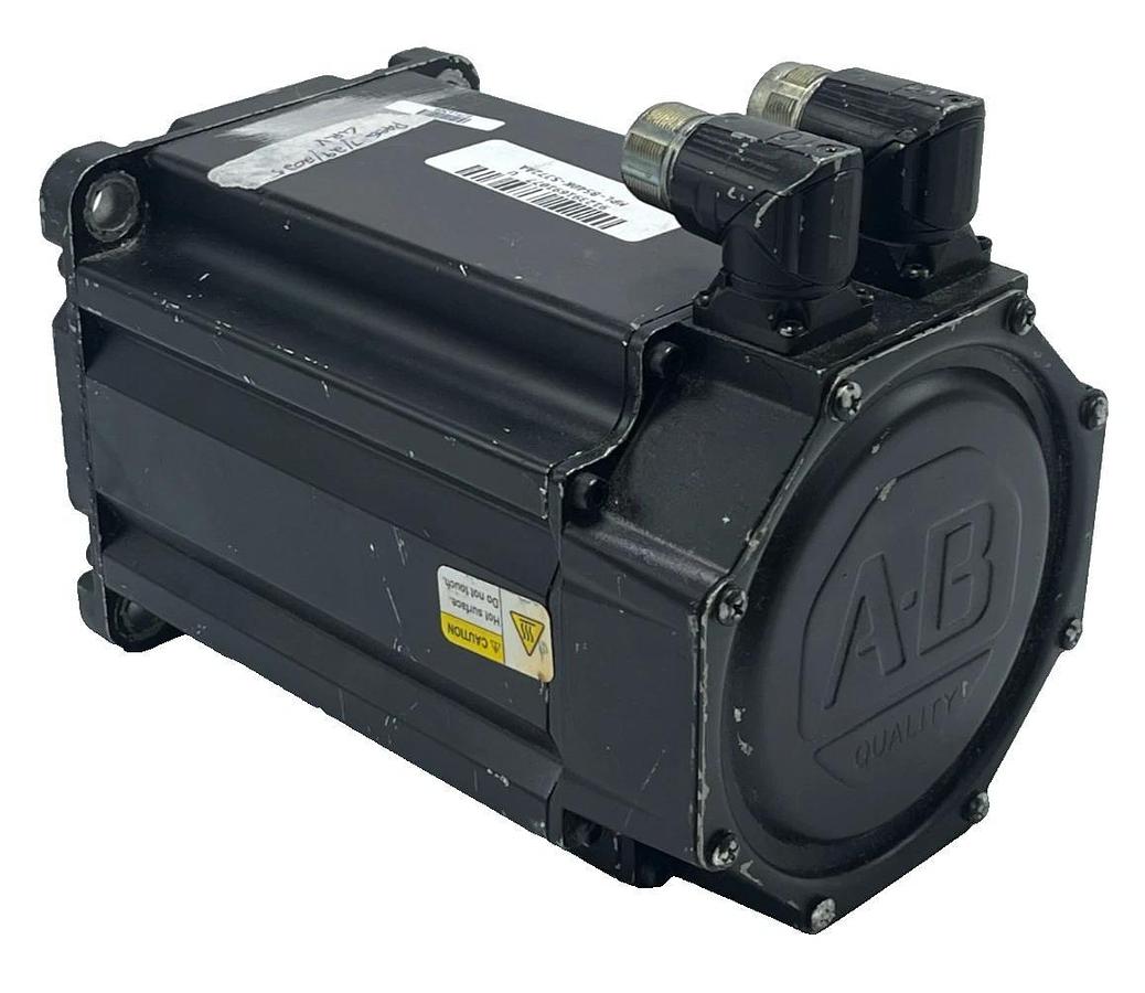 Used Allen Bradley MPL-B540K-SJ72AA Servo Motor 5.4kW 4000 RPM 165mm W/ DRAIN PLUG