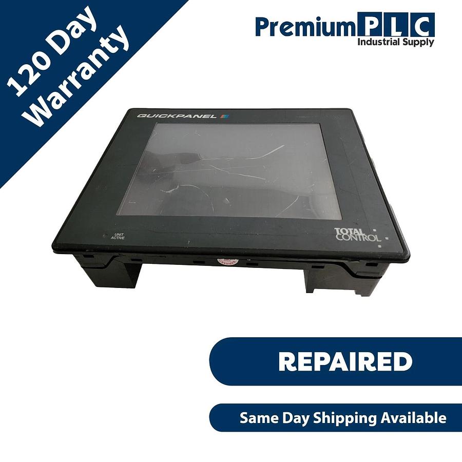 Refurbished GE FANUC TOTAL CONTROL CQPI31200C2P-A QUICKPANEL W/ QPI-MBP-201-G MODBUSPLUS