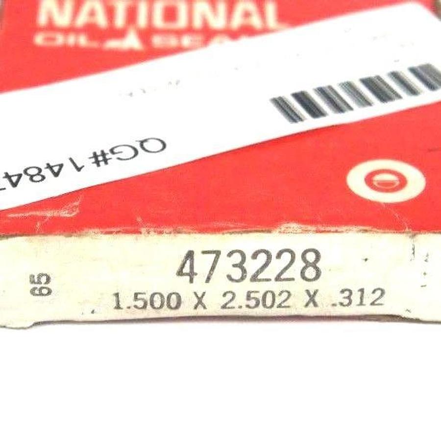 Used LOT OF 2 NIB NATIONAL FEDERAL MOGUL 473228 OIL SEALS 1.500" X 2.502" X 0.312"