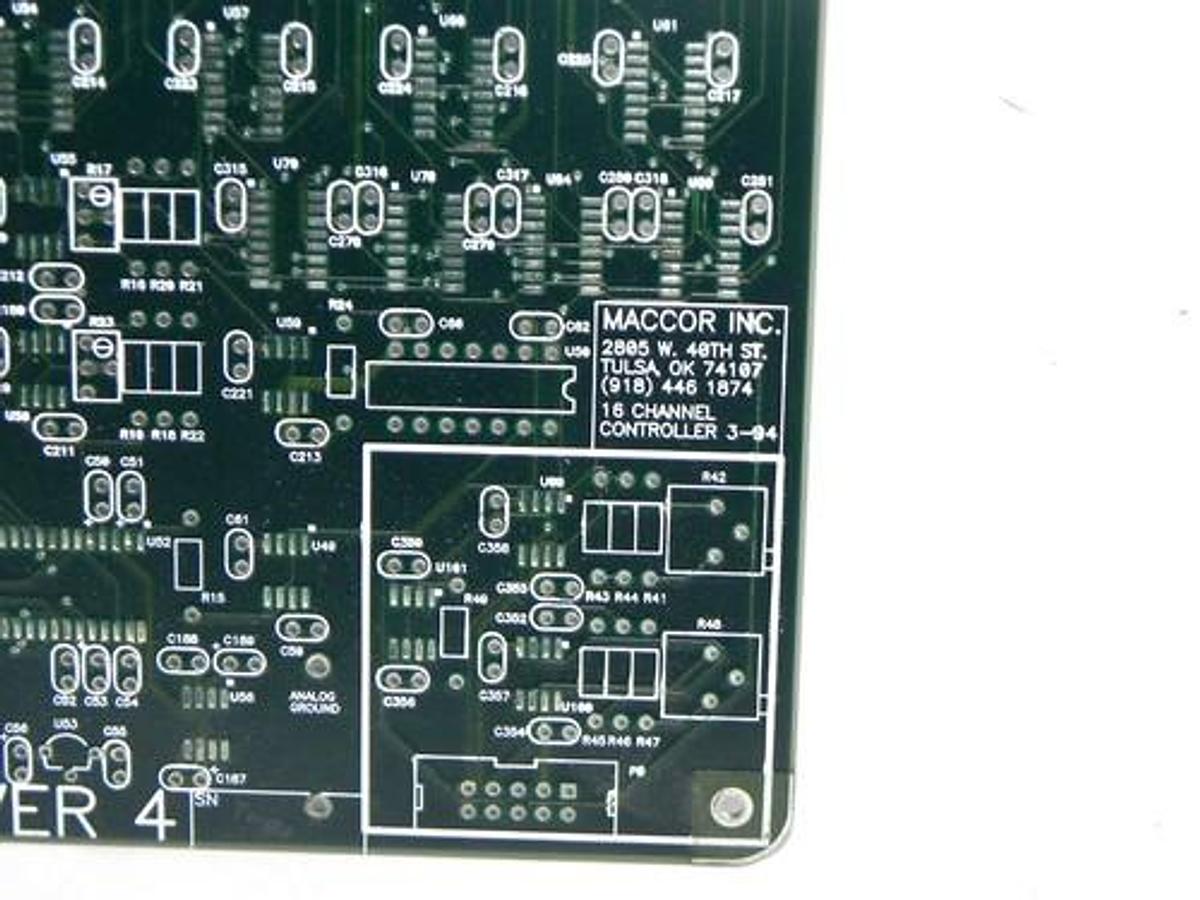 Used NEW MACCOR INC. 16 CHANNEL CONTROLLER 3-94, VER 4
